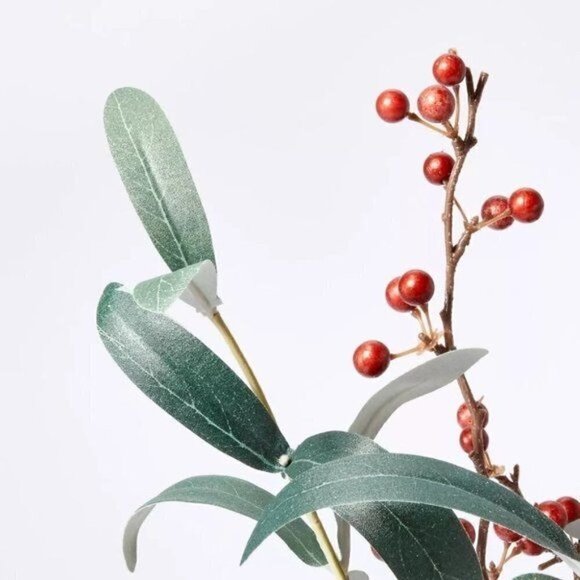 Studio‎ McGee Red Berry Artificial Plant Arrangement - Threshold Christmas - Picture 3 of 8